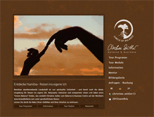 Tablet Screenshot of namibia-holistic-experience.de